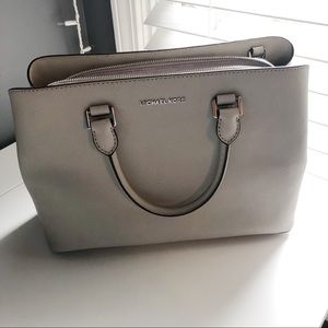 Pearl Grey Michael Kors Handbag